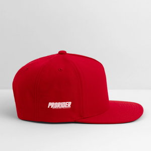 MJSGA Pro Rider Snapback Baseball Cap - red
