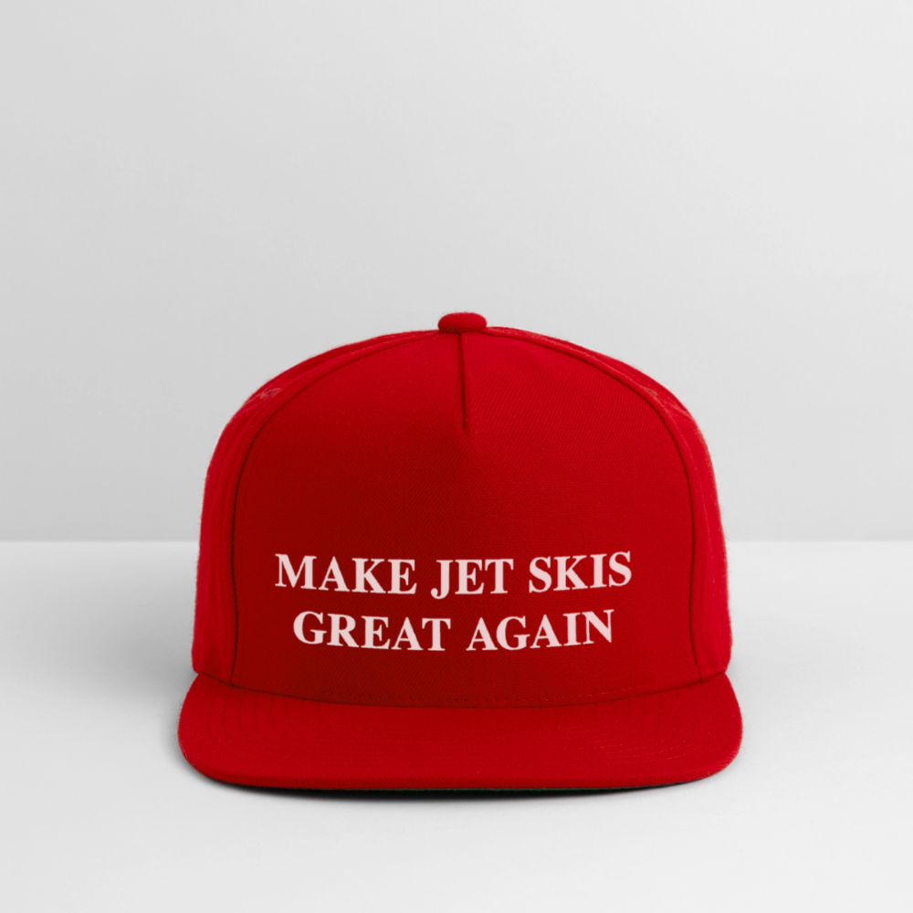 MJSGA Pro Rider Snapback Baseball Cap - red
