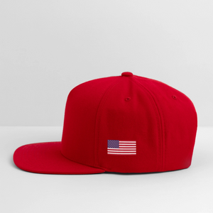 MJSGA Pro Rider Snapback Baseball Cap - red