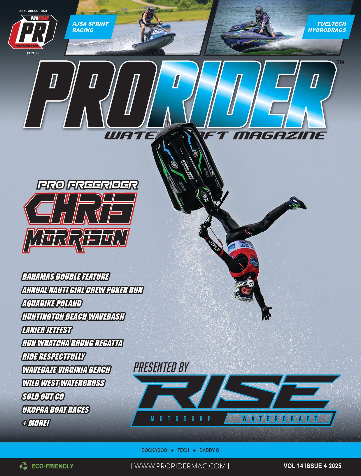 2025 July/August Issue #85 Featuring Chris Morrison, Presented By RISE!