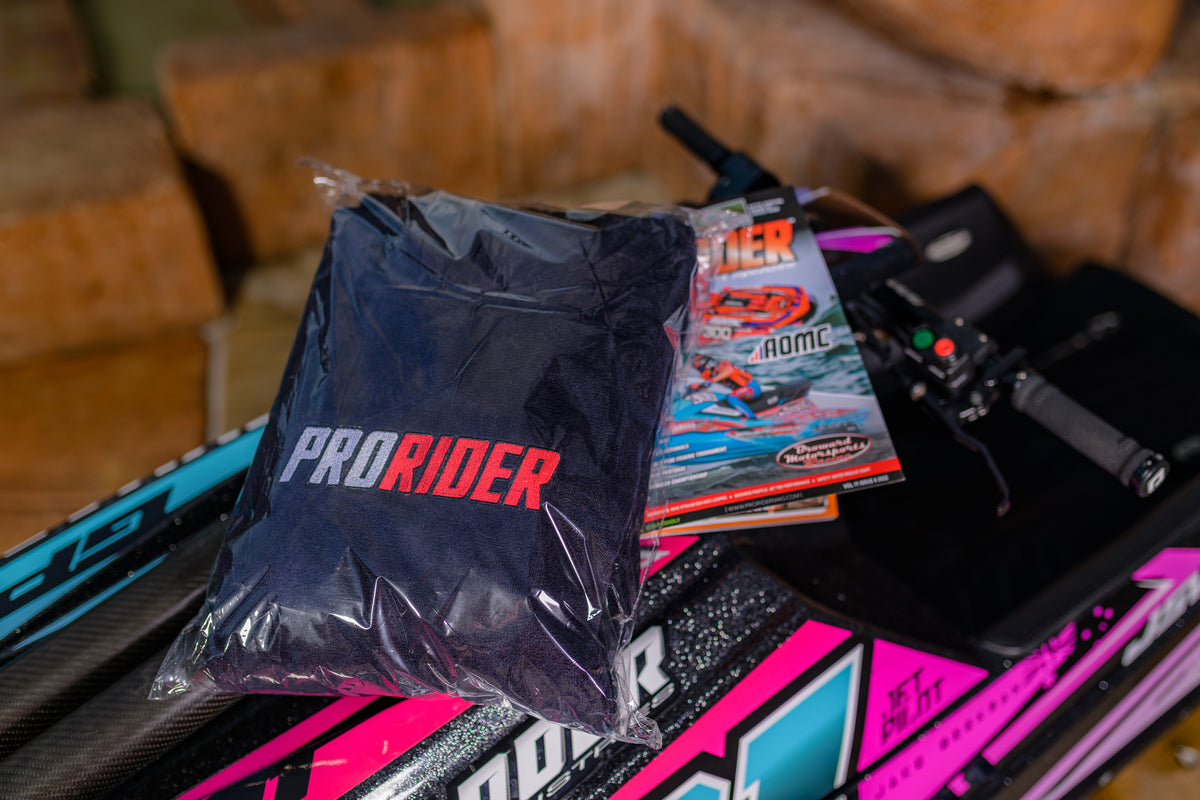Pro Rider Towel Poncho Classic Black – Pro Rider Watercraft Magazine