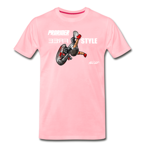 Michael Ratti Signature Pro Freestyle Men's Premium T-Shirt - pink