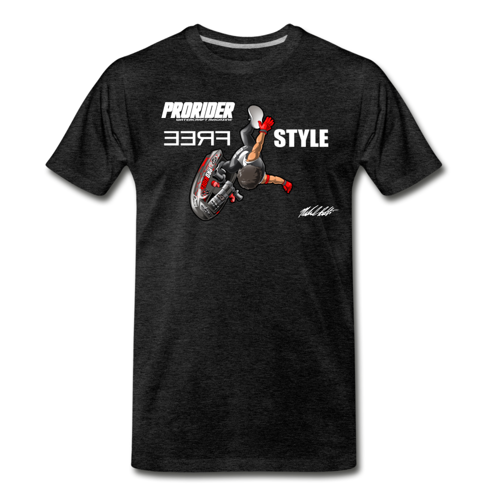 Michael Ratti Signature Pro Freestyle Men's Premium T-Shirt - charcoal gray