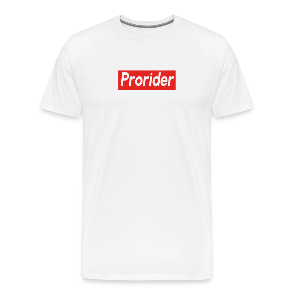 Pro Rider Supreme Men's Premium T-Shirt - white