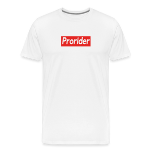 Pro Rider Supreme Men's Premium T-Shirt - white