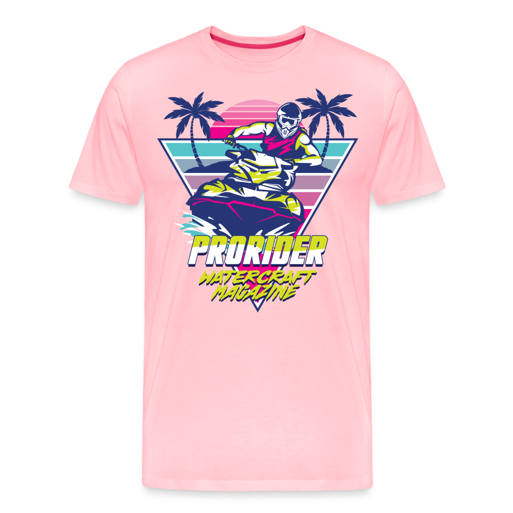 Wave Rally Men's Premium T-Shirt - pink