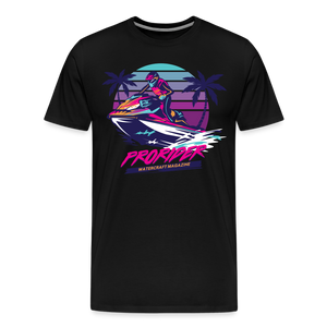 Miami Sunset Men's Premium T-Shirt - black